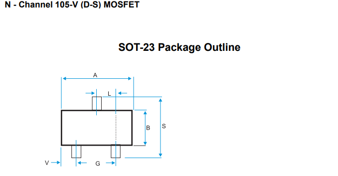 ME2328/ME2328-G，N - 通道 105-V (D-S) MOSFET